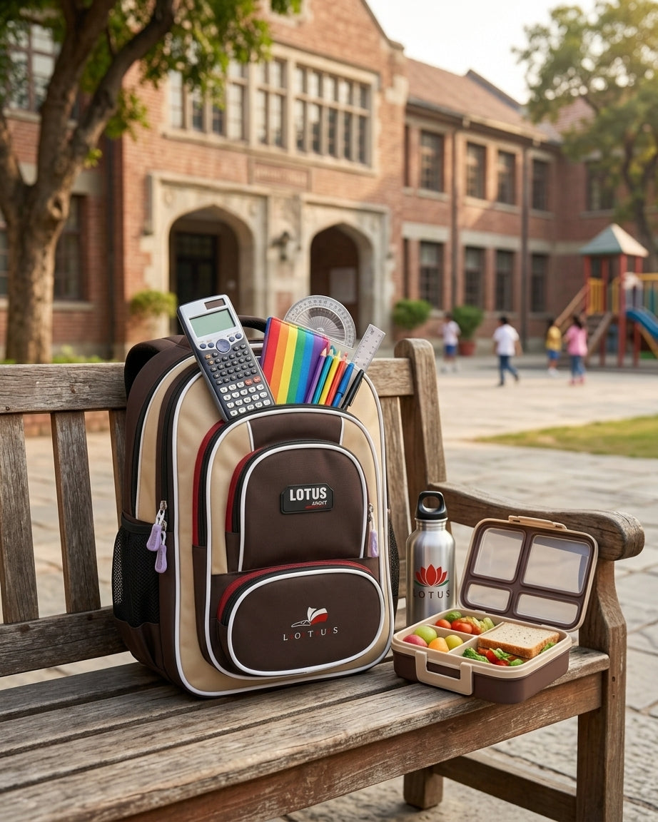 Sac à Dos Scolaire LOTUS – Confort & Ergonomie