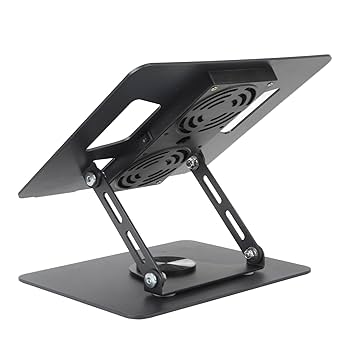 Support Pc et Tablette Universel 360° - Station d'Accueil Ajustable en Aluminium