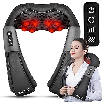 Masseur cervical électrique – Relaxation chauffante pour nuque, épaules et dos