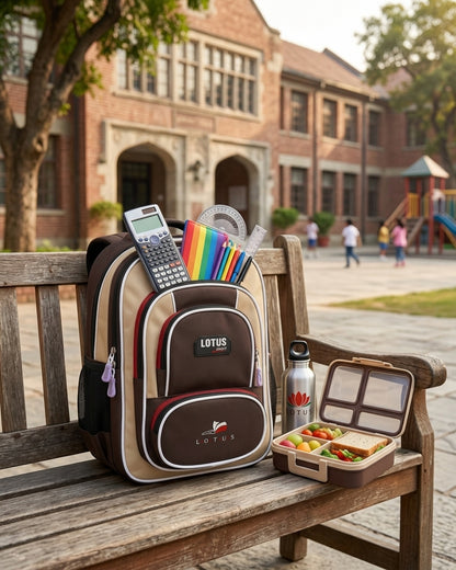 Sac à Dos Scolaire LOTUS – Confort & Ergonomie