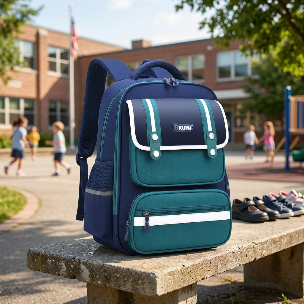 Sac à Dos Scolaire BK UHU – Ergonomique & Réfléchissant