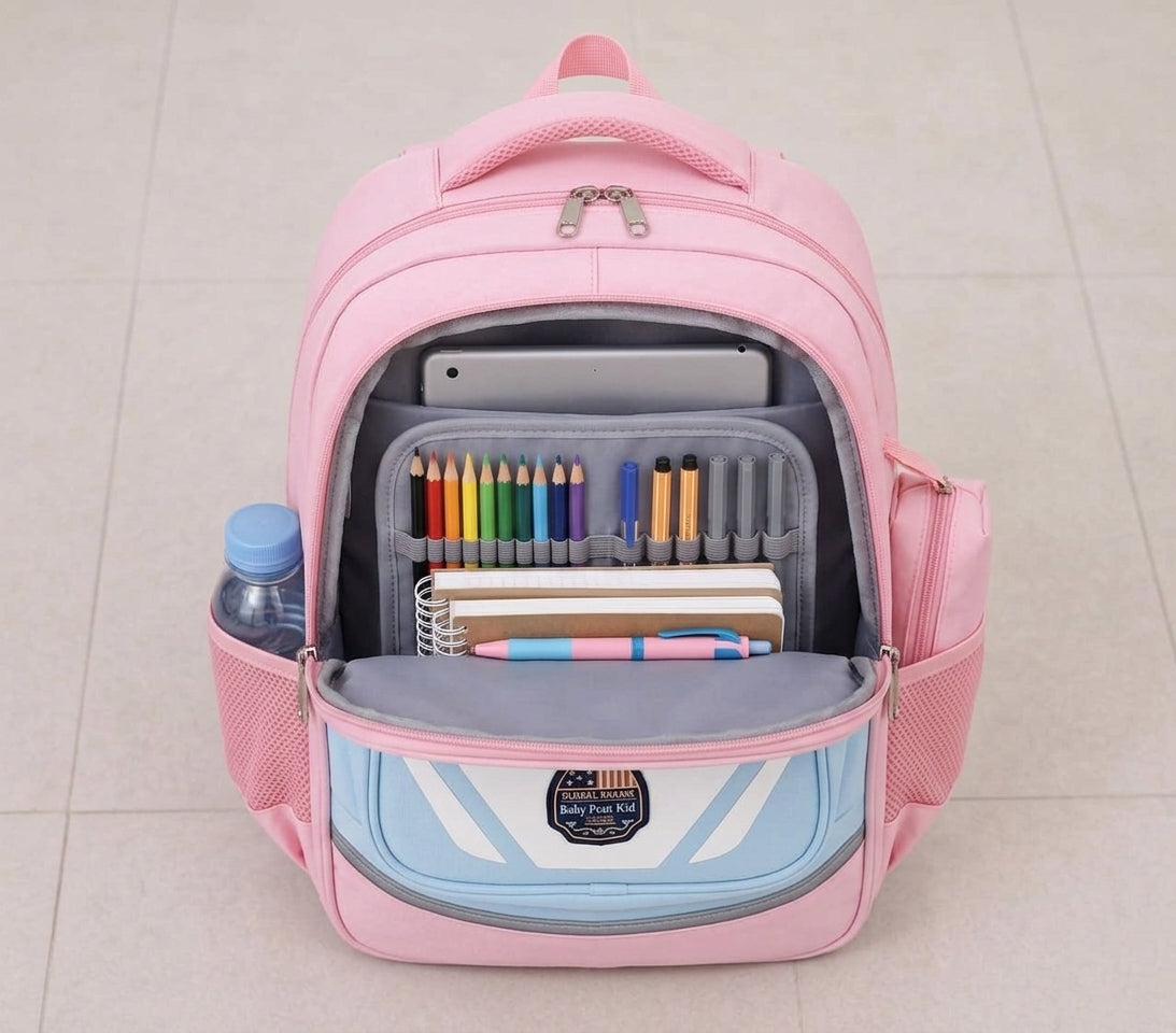 Sac à Dos Scolaire Pastel – Fille & Fillette, Confort Ergonomique