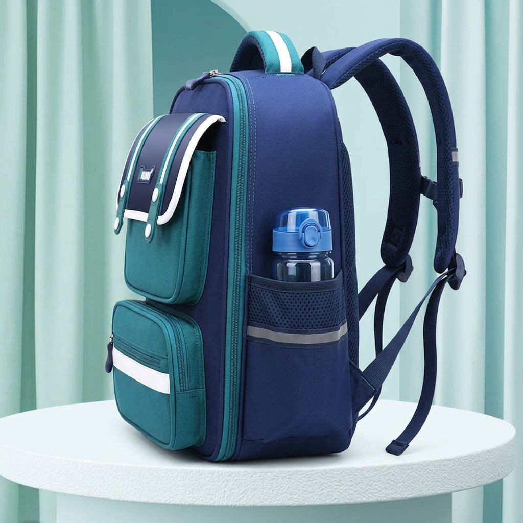 Sac à Dos Scolaire BK UHU – Ergonomique & Réfléchissant