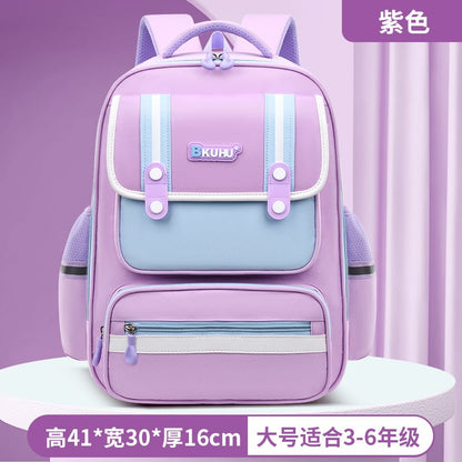 Sac à Dos Scolaire BK UHU Violet – Ergonomique & Réfléchissant
