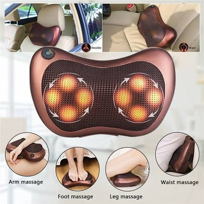 Coussin Massant Cervical Shiatsu – Chaleur Infrarouge | Cou, Dos & Épaules